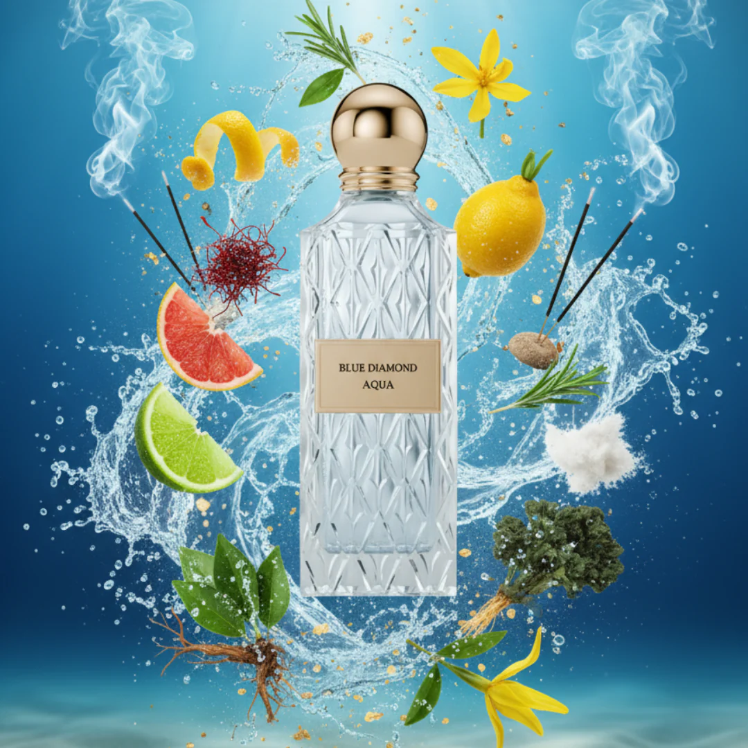 Blue Diamond Aqua 200ml EDP - Ibrahim Al Qurashi