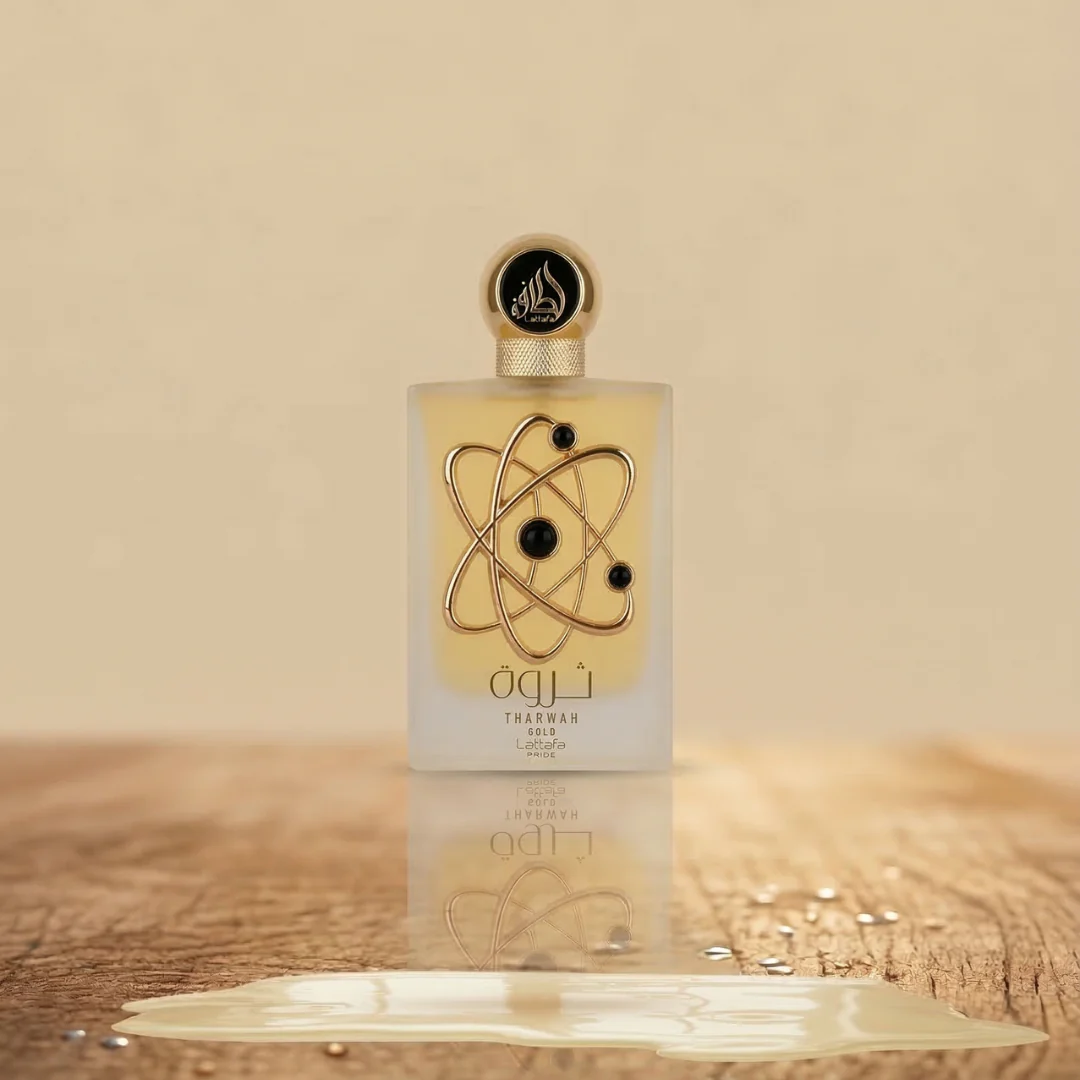 Tharwah Gold 100ml EDP - Lattafa - Image 2